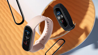 Védő 3D üveg Mosh Tempered Glass Protector 0.5mm pro Xiaomi Mi Band 5 (2ks)