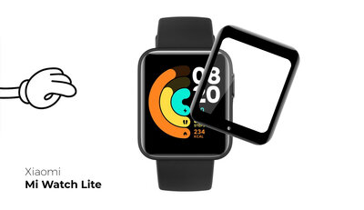 Védő 3D üveg Mosh Tempered Glass Protector 0.5mm pro Xiaomi Mi Watch Lite
