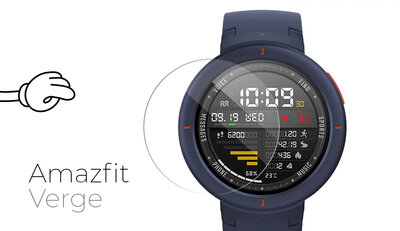 Védő üveg Mosh Tempered Glass Protector 0.3mm pro Amazfit Verge