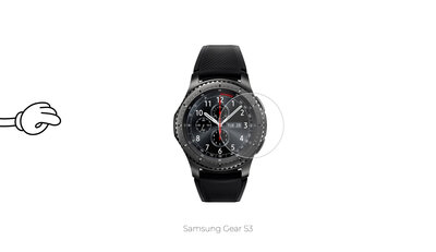 Védő üveg Mosh Tempered Glass Protector 0.3mm pro Samsung Gear S3