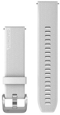 Szilikon pánt Garmin 20mm (pro Venu Sq, Venu 2 plus aj.), fehér, Quick Release