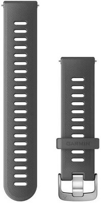 Szilikon pánt Garmin 20mm (pro Venu, Venu Sq, Venu 2 plus aj.), szürke V1, Quick Release
