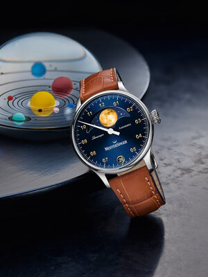 MeisterSinger Lunascope Automatic Moonphase Date LS908G_SG03
