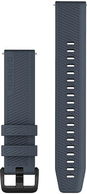 Szilikon óraszíj Garmin 20mm (kompatibilis Venu, Venu Sq, Venu 2 plus stb.), kék V1, Quick Release, 010-13076-01