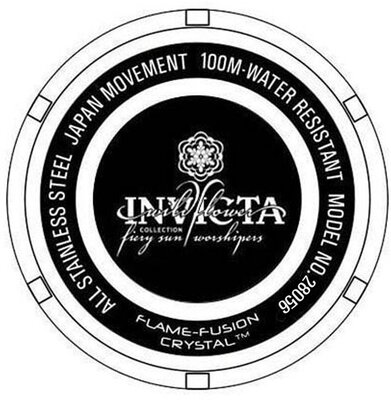 Invicta Wildflower Quartz 35mm 28056