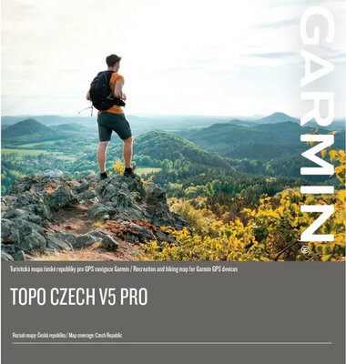 TOPO Garmin Czech V5 PRO Voucher (topográfiai térképek)