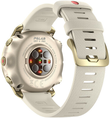 Polar Grit X Pro Sporttester, champagne, S-L (+pót szíj)