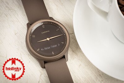 Garmin Vívomove Sport Peach Gold / Cocoa Band