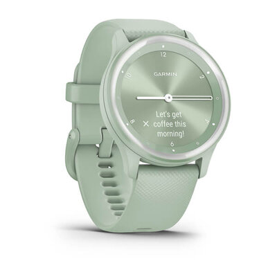 Garmin Vívomove Sport Silver / Cool Mint Band