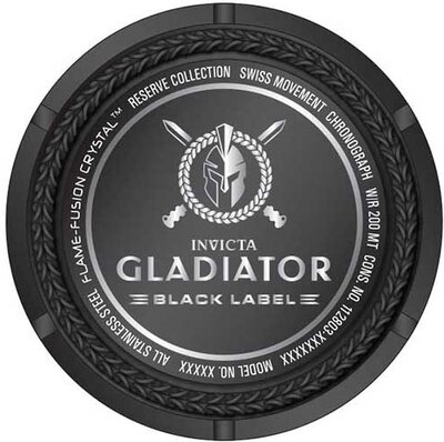 Invicta Gladiator Reserve Quartz 55mm 36625
