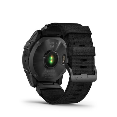 Garmin Tactix 7 Pro Solar Sapphire fekete nylon szíj (+ pót szíj)