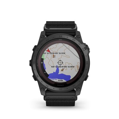 Garmin Tactix 7 Pro Solar Sapphire fekete nylon szíj (+ pót szíj)