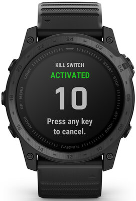 Garmin Tactix 7 PRO Sapphire Black Silicone Band