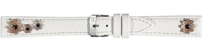 Bőrszíj Morellato Garden S 5257C47.017, fehér, öko-bőr