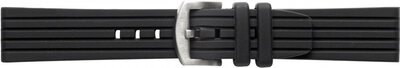 Szilikon óraszíj Morellato Brenta M 4025187.019, fekete