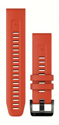 szilikon óraszíj Garmin 22mm (kompatibilis Garmin Fenix 8/7/6 (47mm), Epix 2 stb.), piros V3, QuickFit, 010-13111-04
