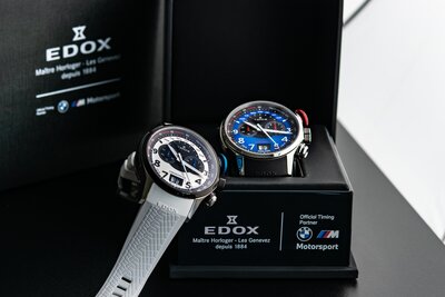 Edox Chronorally Quartz Chronograph 38001 TINR BUDN BMW Limited Edition 2000pcs (+ pótszíj)