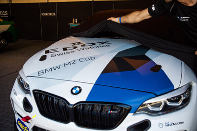 Edox Chronorally Quartz Chronograph 38001 TINR BUDN BMW Limited Edition 2000pcs (+ pótszíj)