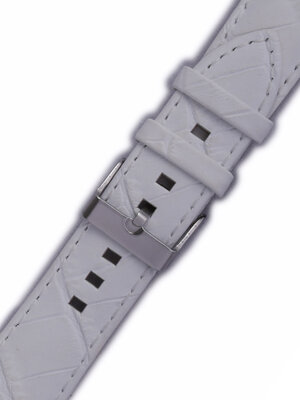 Bőr óraszíj Orient UDFHKRW 20mm (kompatibilis AC0A), fehér