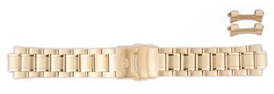 Rozsdamentes acél óraszíj Orient KDDQJAA 22mm (kompatibilis FEU07), arany