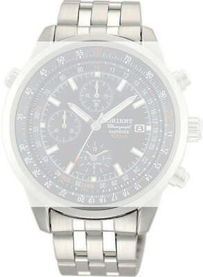 Rozsdamentes acél óraszíj Orient PDCCHSS 20mm (kompatibilis FTD09), ezüst