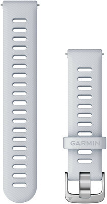 szilikon óraszíj Garmin 18mm (kompatibilis Venu 2S, Vívoactive 4S, Vívomove 3S stb.), fehér, Quick Release, 010-11251-3F