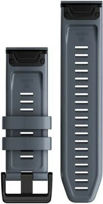 szilikon óraszíj Garmin 26mm (kompatibilis Garmin Fenix 8/7X/6X (51mm), Tactix stb.), kék V4, QuickFit, 010-13117-05