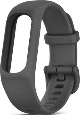 Szilikon óraszíj Garmin (kompatibilis Vívosmart 5), szürke, méret L, 010-13201-05