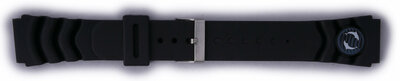 Szilikon óraszíj Orient VDCLXSA 22mm (kompatibilis modely FAA02, FEM65, FUN9P), fekete