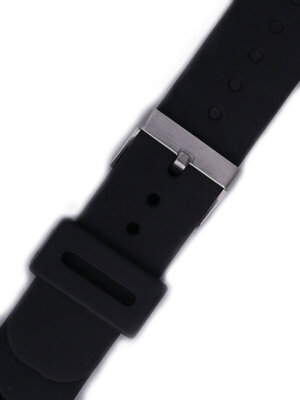 Szilikon óraszíj Orient VDCLXSA 22mm (kompatibilis modely FAA02, FEM65, FUN9P), fekete
