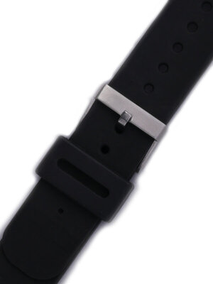 Szilikon óraszíj Orient VDCLXSB 22mm (kompatibilis FAA02, FEM65), fekete