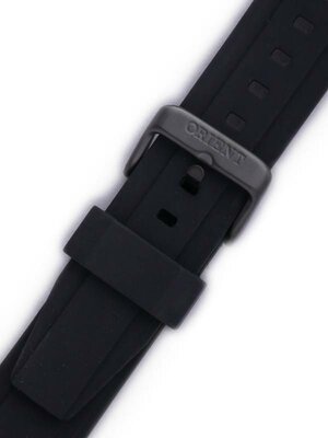 Szilikon óraszíj Orient VDESC0B 22mm (kompatibilis modely STT12, FUG1X, FUX00), fekete