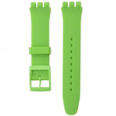 Szilikon óraszíj Ricardo Barletta (kompatibilis Swatch), zöld