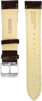 Bőr óraszíj Orient UL002011J0 21mm (kompatibilis a RA-AG00, RA-AP00 modellekkel), barna