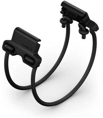 Szilikon óraszíj Garmin 22mm Bungee Mount (kompatibilis a Garmin Fenix 8/7/6 (47mm), Epix 2 stb. modellekkel), fekete, QuickFit, 010-13249-01