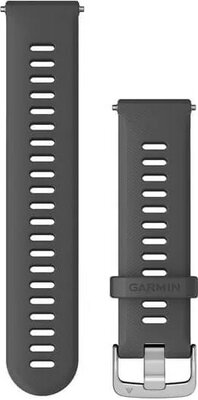 Szilikon pánt Garmin 22mm (Venu, Forerunner 255, Vívoactive 4 aj.), szürke, Quick Release