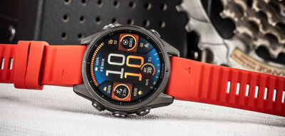 Szilikon pánt Ricardo 20mm (pro Garmin Fenix 8/7S/6S (43mm), aj.), piros, QuickFit