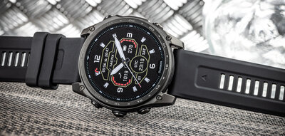 Szilikon pánt Ricardo 26mm (pro Garmin Fenix 8/7X/6X (51mm), Tactix aj.), fekete, QuickFit