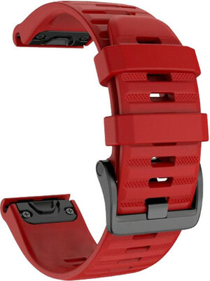 szilikon óraszíj Ricardo Livigno 20mm, Red, QuickFit