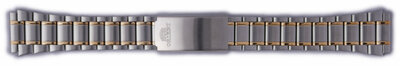 Rozsdamentes acél óraszíj Orient KCDQBS0 20mm (kompatibilis FEU00), bicolor