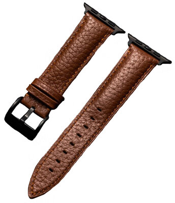 Bőr óraszíj Ricardo (kompatibilis Apple Watch 42/44/45/49mm), barna V2