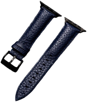 Bőr óraszíj Ricardo (kompatibilis Apple Watch 44/45/49mm), Blue