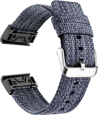 nylon óraszíj Ricardo Cervinia 26mm, Blue/Black, QuickFit