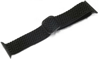 nylon óraszíj Ricardo (kompatibilis Apple Watch 38/40/41mm), fekete V2