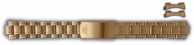 Rozsdamentes acél óraszíj Orient KDBAVGG 18mm (kompatibilis BEM5E), arany