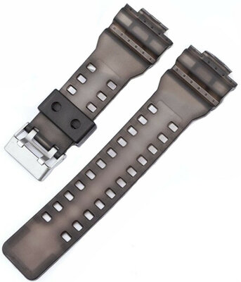Műanyag óraszíj Ricardo Felino 16mm (kompatibilis Casio G-Shock GA-100, GA-110, GD-120, GLS-100), fekete V1