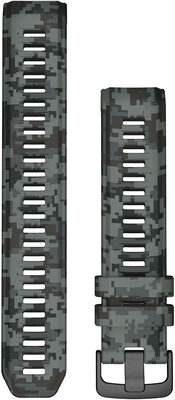 Szilikon óraszíj Garmin (kompatibilis Instinct 2), szürke/terepmintás, 010-13105-04