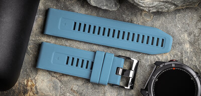 Szilikon pánt Ricardo 26mm (pro Garmin Fenix 8/7X/6X (51mm), Tactix aj.), kék V1, QuickFit