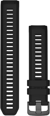 Szilikon óraszíj Garmin 22mm (kompatibilis Instinct 2), fekete V1, 010-13105-06
