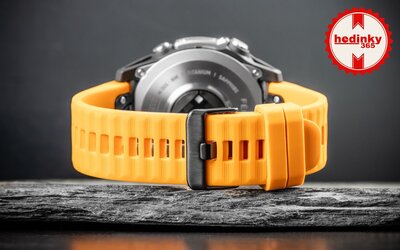 szilikon óraszíj Ricardo Livigno 22mm, Orange, QuickFit